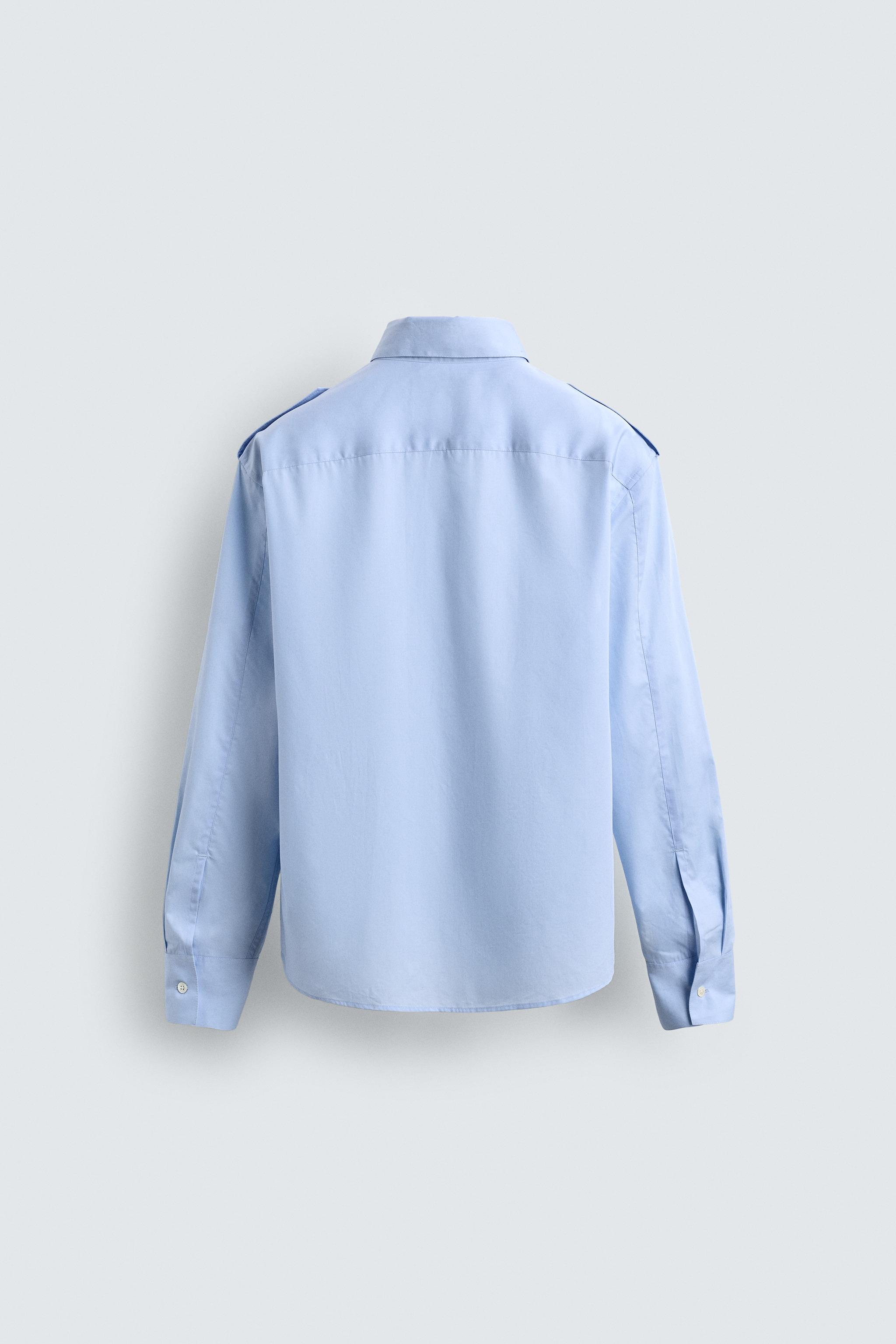 CHEMISE À POCHES ET PATTES